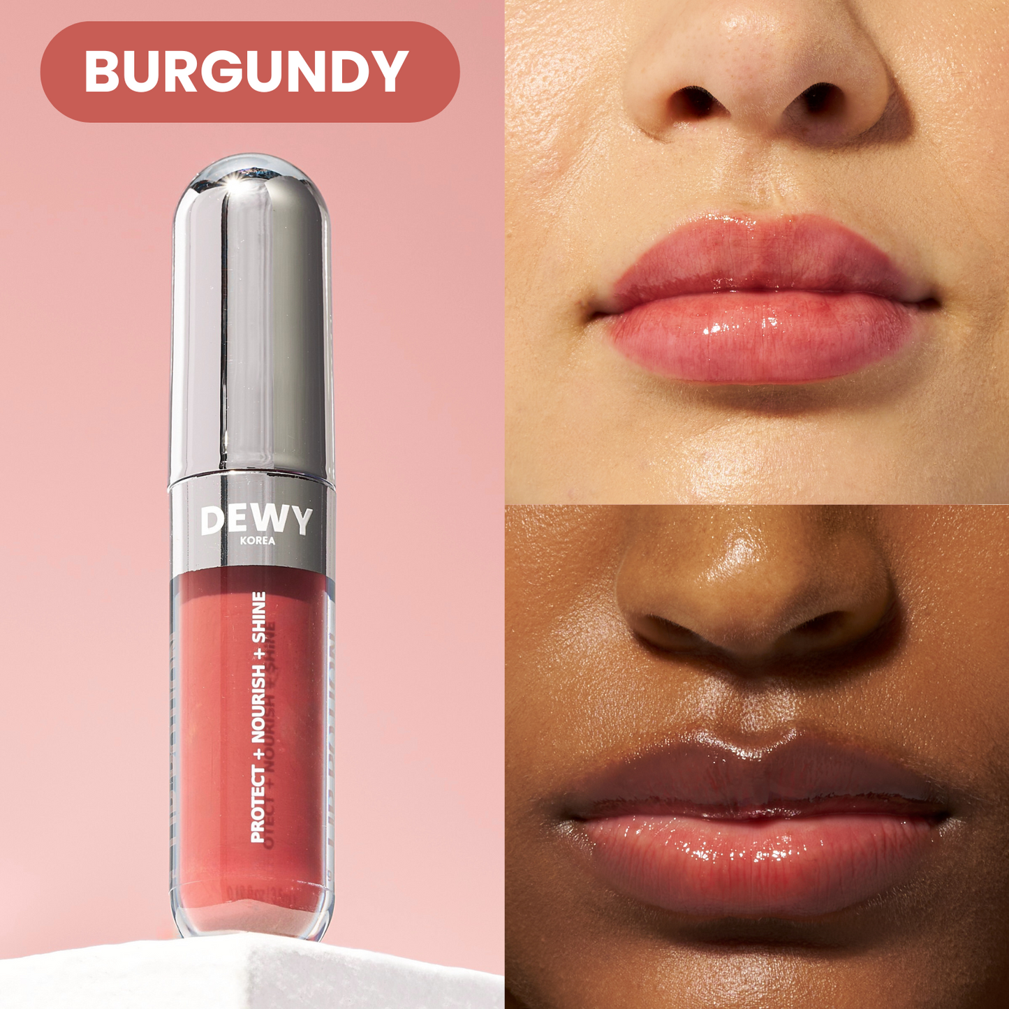 Lip Potion - 3 in 1 Lip Balm, Oil, Gloss