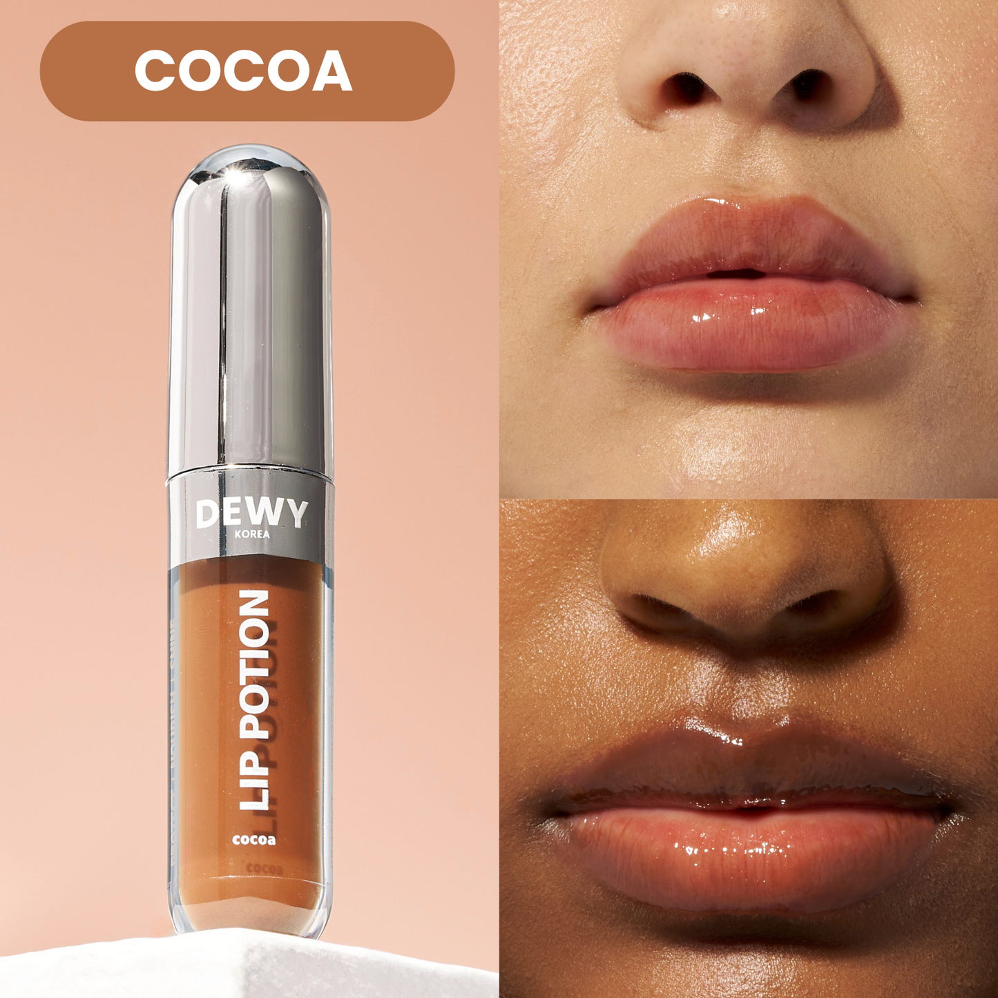 Lip Potion - 3 in 1 Lip Balm, Oil, Gloss