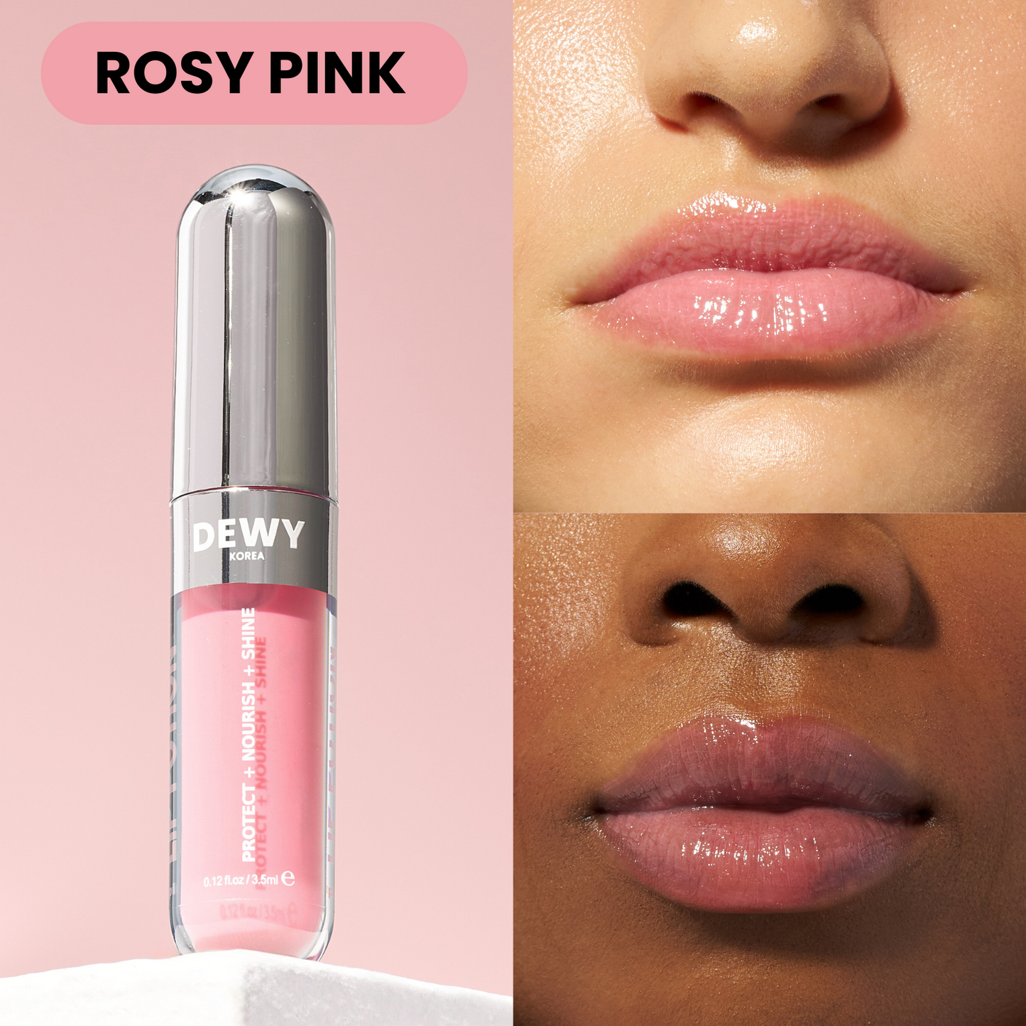 Lip Potion - 3 in 1 Lip Balm, Oil, Gloss