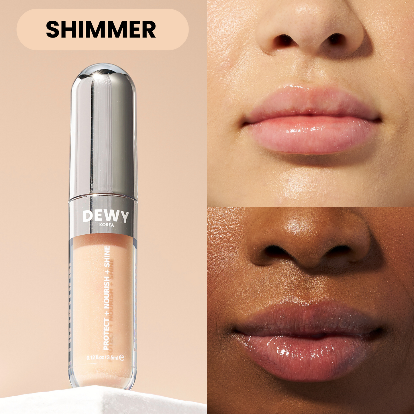 Lip Potion - 3 in 1 Lip Balm, Oil, Gloss